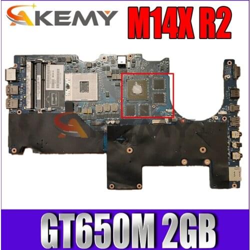 Original Laptop motherboard For DELL Alienware M14X R2 Mainboard CN-0RH50G 0RH50G QBLB0 LA-8381P SLJ8C N13P-GT-A2