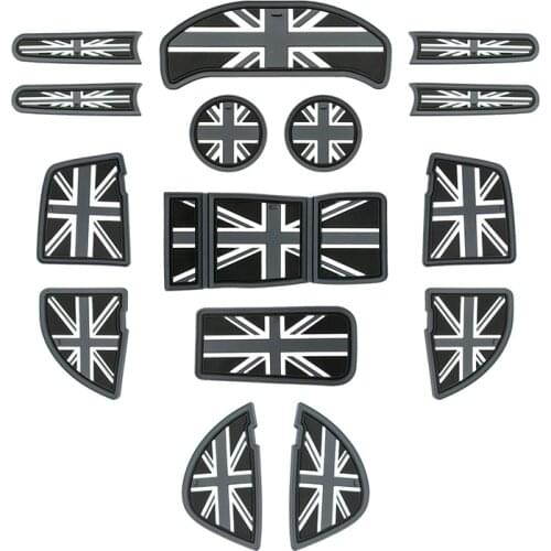 Cushion Storage Groove Coaster Water Cup Holder Sticker Pad for Mini Cooper Clubman F54 2015 2016 2017 2018