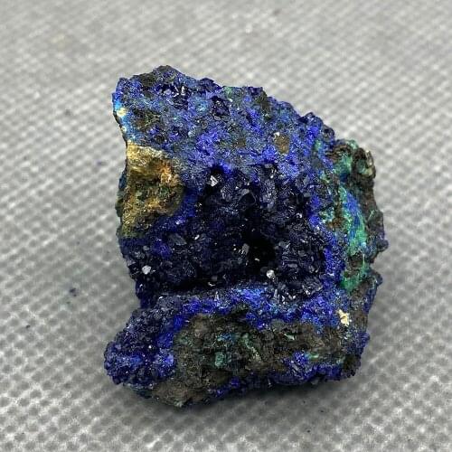 Natural azurite mineral cristal espécime da província de anhui, china