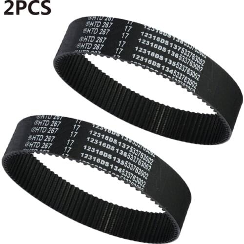 2pcs Electric Planer Drive Belts For Bosch Gho36-82C Gho20-82 Power Tool Accessories Toothed Driving Belt