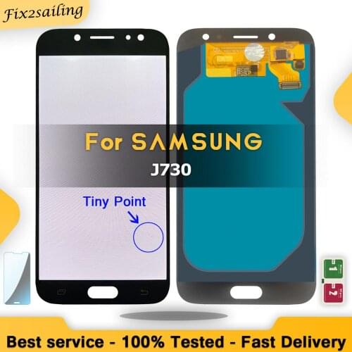 Super AMOLED Screen For Samsung Galaxy J7 Pro 2017 J730 J730F SM-J730F 5.5Inch LCD Display Touch Screen Digitizer Repair Parts