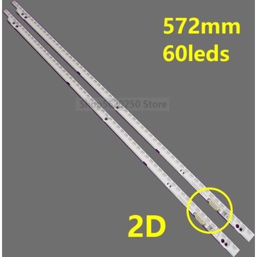 572mm LED Backlight strip 60leds For Samsung 46inch TV LTJ460HN06 UA46ES5500R 2012SVS46 7032NNB UE46ES5507K 2D