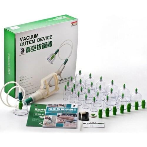 Vacuum cupping 24 tank thicker magnetic pull gas cylinders pumping cylinders vacuum cutem device with needle &Scrapping plate