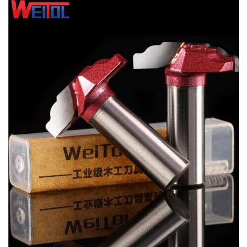 Weitol free shipping 1pcs 1/2*35mm high quality Classical plunge router bits tungsten carbide wood carving tools
