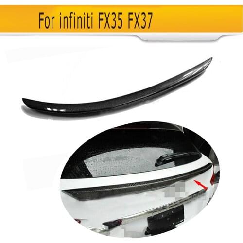 Carbon fiber Rear Trunk Lip Spoiler Wing Fit For infiniti FX35 FX37