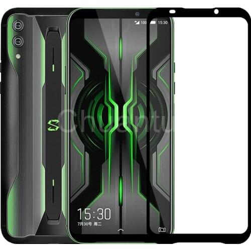 75 Pcs/Lot 2.5D Premium Tempered Glass for Xiaomi Black Shark 2 Pro Full Cover Screen Protector Protective Film