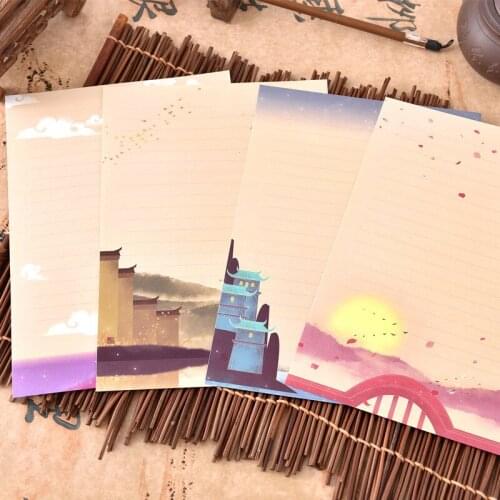 1set Creative retro series of antique letterheads stationery aesthetic little fresh romantic love letters