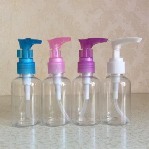 1pcs 50 Ml Portable Travel Shower Cream Bottle Manicure Hand Washing Bottle Extrusion Foam Pump Cosmetic Cream Liquid Container