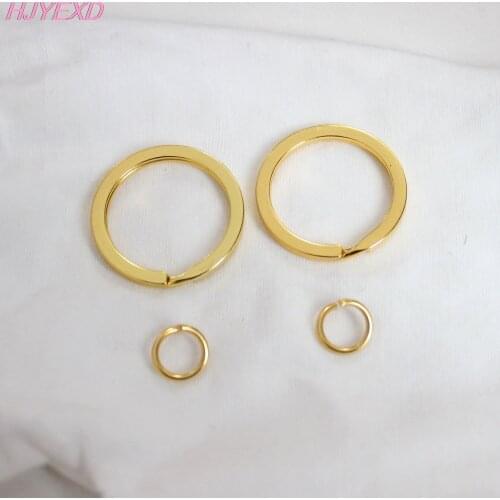 10pcs/lot) 25mm Metal Keychains With 9mm Jump Ring 1inches Keychain