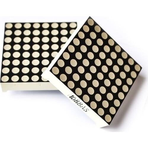 3mm 8 x 8 Led Lattice Bright Red Dot Matrix Module 8x8 8*8 1088AS