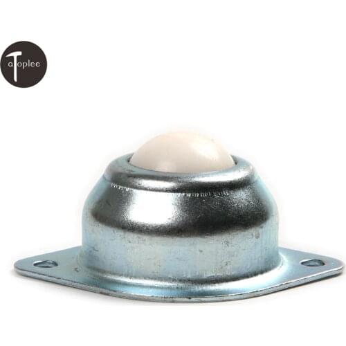 4PCS Diameter 25.4mm Carbon Steel+Nylon Roller Ball Transfer Bearing Caster Conveyor Unit Roller Wheels Rolling Tools Bull Wheel