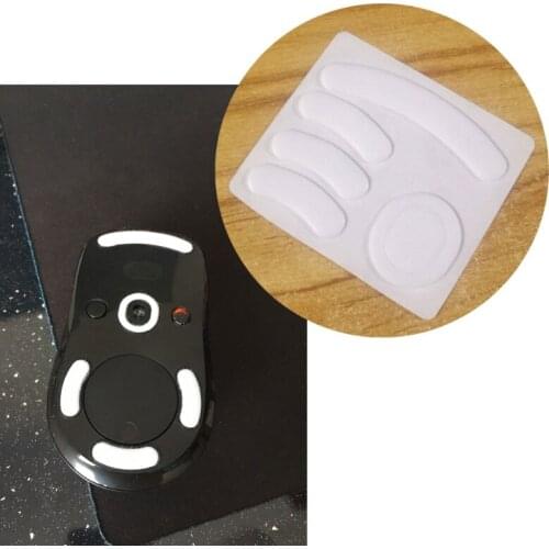 69HA 1 Pack Esports Tiger Gaming ICE Version Mouse Skates Mouse Feet for logitech G Pro Wireless Mouse White Glides Curve Edge