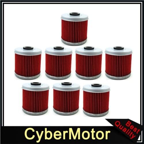 8x Oil Filter For Honda ATC250SX TRX250 TRX300 TRX400 CB400 TRX420FPE TRX500FPM