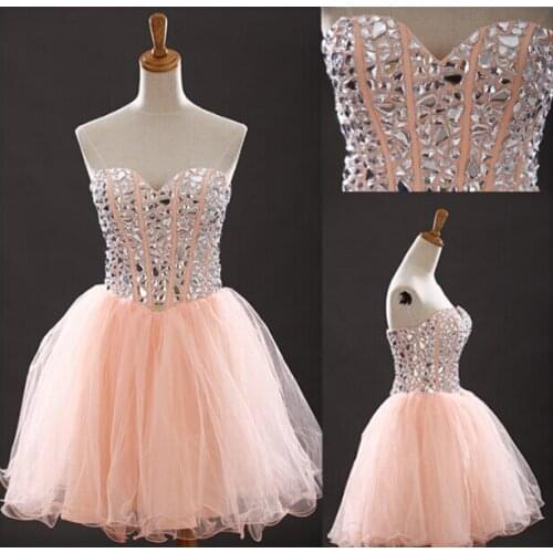 Free shipping maxi 2018 new real pictures luxury crystal vestidos formal gowns sexy crystal beaded prom bridesmaid dresses