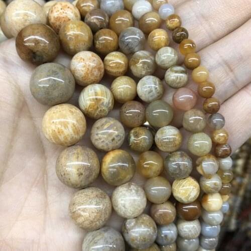 Natural Chrysanthemum Stone Beads Round Loose Beads For Jewelry Making Charm DIY Bracelet Necklace Material 4/6/8/10/12mm