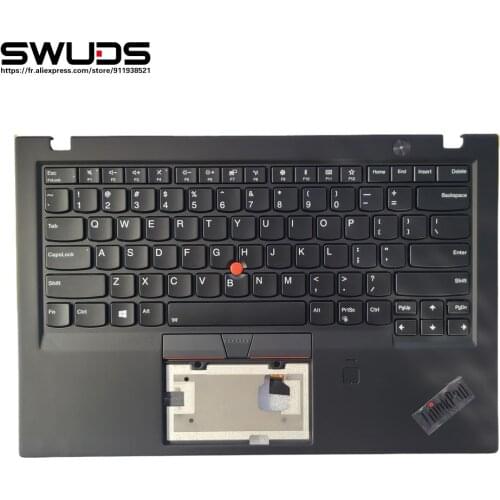 Lenovo ThinkPad X1 carbon 6th Gen notebook keyboard frame cover palm rest with English backlight keyboard 02hl880 01yr573