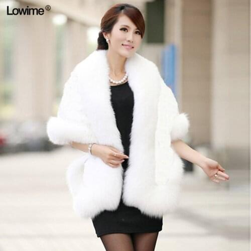 Lowime Wedding Fur Capes