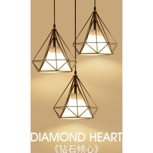 Modern Minimalist Style Wrought Iron Chandeliers Decorate Aisle Restaurant Rooms Nordic Retro Creative Corridor Lights