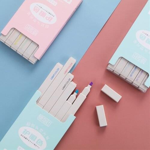 Highlighter Marker scribble Pen for school art Set Brush Tip Drawing Paint Maker japanese Stationery Pens markers colores manga
