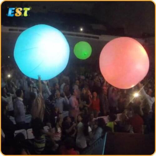 Inflatable Touching Control Led Zygotes Interactive Ball For Events Party Decoration