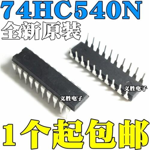 New and original SN74HC540N 74HC540N DIP20 Buffer and line driver IC Three states inverting buffer line driver, power octal buff