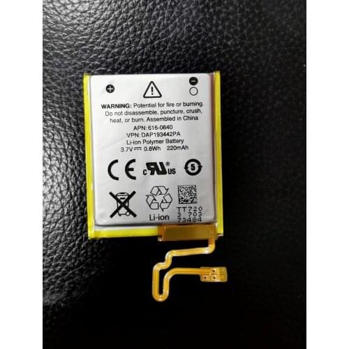 New 220mAh Li-Polymer A1446 Replacement Battery For IPOD nano 7 / 7th MB903LL/A;616-0639;616-0640 [W0784] MP3 MP4 Accumulator