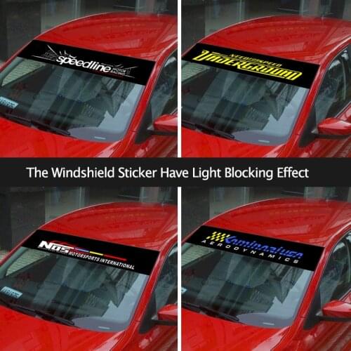 Front And Rear Windshield Stickers Personalized Lattice Decoration Car Reflective Stickers Have Light Blocking Effect