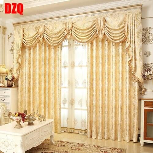 Polyester Striped Mediterranean Window curtain Decoration High Shading Blackout Curtains For Living Room