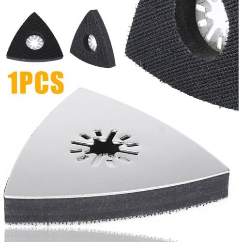 1pc 80mm Durable Polishing Sanding Pads Triangular Sanding Pad Oscillating Multi Tool for Multimaster