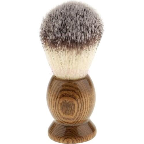 Professional Wood Salon Barber Men Shaving Brush Mens Shave Tool 10cm