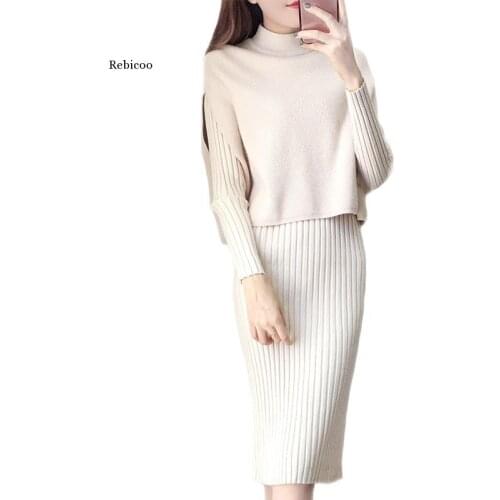 Модные вязаные платья Rebicoo China At AliExpress