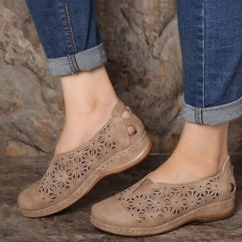 Women Sandals Wedges Shoes Retro Heels Sandals Summer Chaussures Platform Sandals