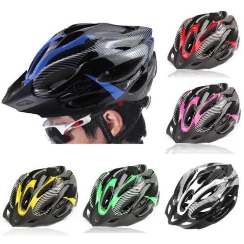 Unisex Bicycling Helmet Breathable Mountain Bike Racing Bicycle Helmet Mixed Color Outdoor Sports Riding Safety Helmet
