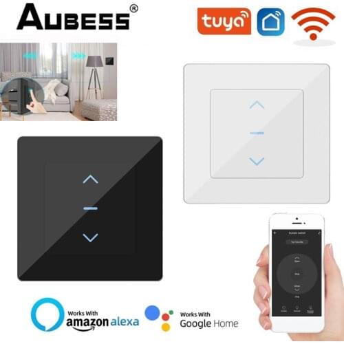 Tuya Smart Roller Shutter Window Blinds Switch WiFi Curtains Electric Motor Control Voice Control SmartLife Google Home Alexa
