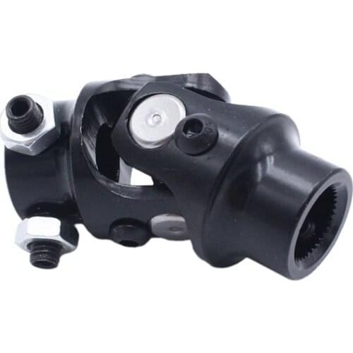 3/4-36 Spline X 3/4" DD BLACK Steering Shaft U Joint 83mm Car Accessories