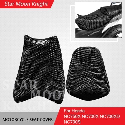 Motorcycle Protecting Cushion Seat Cover For Honda NC750X NC700X NC700XD NC700S Nylon Fabric Saddle Seat Cover Accessories