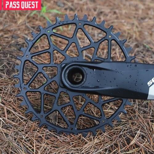 Pass Quest Gxp 3 Nail SRAM Crank Round Mtb Road Narrow Wide Chainring 38t-52T Bicycle Chainwheel Wheel 0mm Offset Crankset