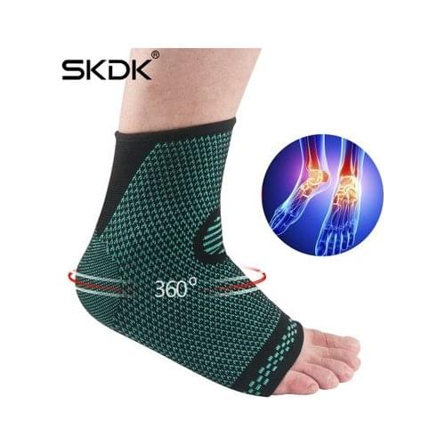 1PC Elastic Nylon Ankle Support Brace Relieve Arch Pain Reduce Foot Swelling Gym Sports Basketball Taekwondo Heel Protector