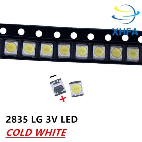 2000PCS/Lot 3528 2835 SMD LED Repair Beads 1W For LG Cold White 100LM For TV/LCD Backlight Style-2