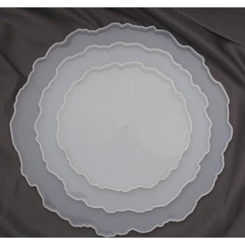 3 Layers Silicone Fruit Tray Mold Tray Silicone Mold Resin Mold Square Crystal Ornaments Tool Craft Handmade Round