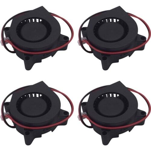 4020 24V 0.1A Cooling Turbo Fan Brushless for Reprap Cooler Blower 40X20mm Plastic Fan 3D Printer 4Pcs
