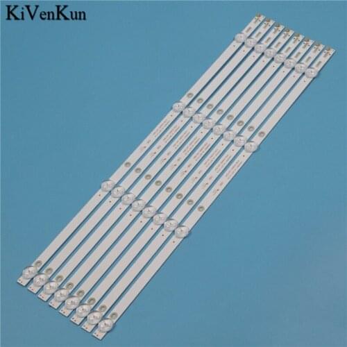 8PCS TV Lamp Kits LED Backlight Strips For Philips 49U5070 49PUF6032/T3 LED Bars Bands 4708-K49WDC-A4113N01 Rulers K490WDC1 A4
