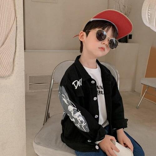 CHAIYAO Denim Jackets For Boys