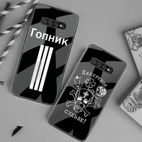 Russian Mafia Art Phone Case Tempered Glass For Samsung S20 Plus S7 S8 S9 S10 Plus Note 8 9 10 Plus