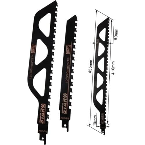 Demolition Masonry Reciprocating Saw Blade for Cutting Brick Stone Alloy Steel Dropship