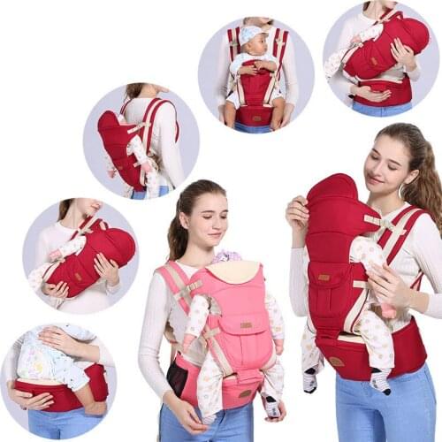 Baby Sling Waist Stool Toddler Breathable Multifunctional Cross Straps houlder Waist Backpack Carrier Four Seasons