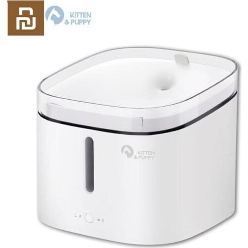 Original Youpin Kitten Puppy Pet Water Dispenser For Dog And Cat Clear Water White Color Small Pet Water Dispenser