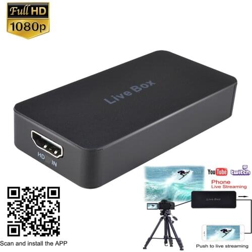 EZCAP 270 Video Capture Card 1080P Game Video Recorder for PS3 PS4 TV BOX Twitch OBS Youtube Mobile phone Live Streaming