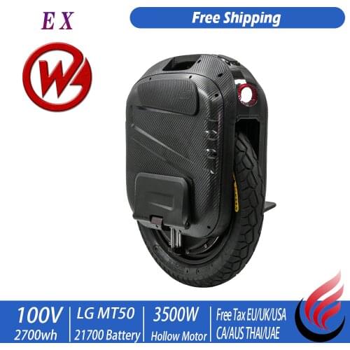 Gotway Begode EX Electric Unicycle Air Suspension 3500W 100V 2700Wh Balance Monowheel Shock Absorber 20inch Free Shipping