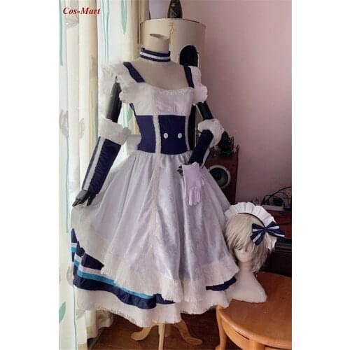 Game Azur Lane HMS Belfast Cosplay Costume Gorgeous Maid Dress Unisex Ball Activity Party Role Play Clothing Custom-Make Any